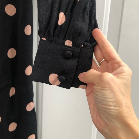 $278 reformation creed polka dot dress size 0 - Picture 7 of 10